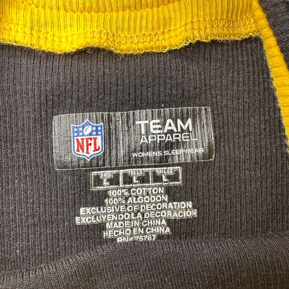 Y2K Pittsburgh Steelers Fitted Long Tank Top Women’s L | NFL Game Day Black Gold - Picture 6 of 7